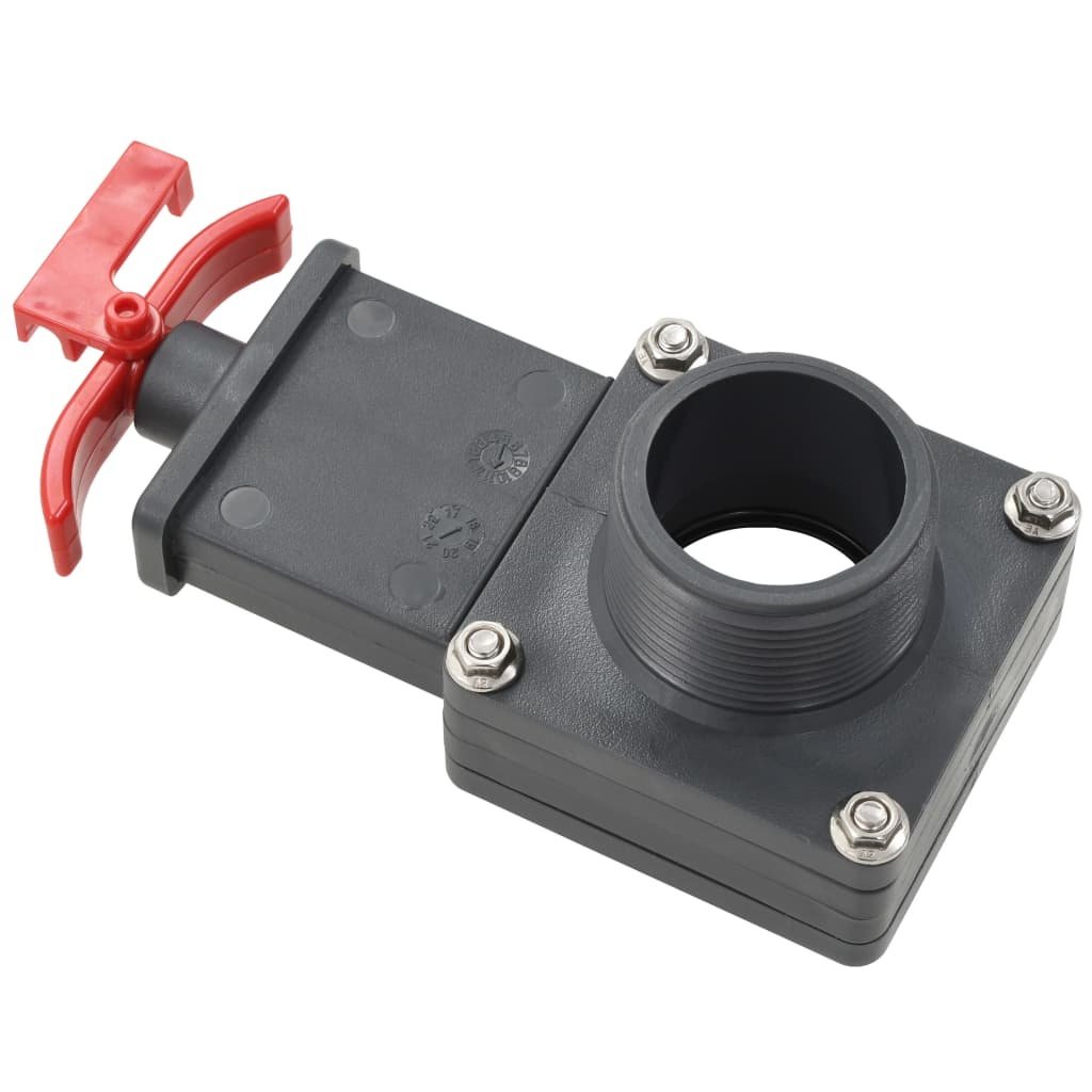 VidaXL Zwembadklep 2 st 1,5"