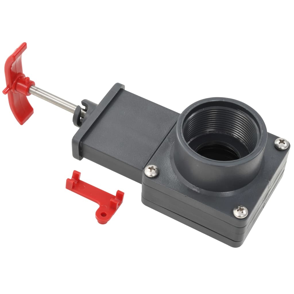VidaXL Zwembadklep 2 st 1,5"