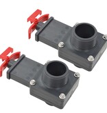 VidaXL Zwembadklep 2 st 1,5"