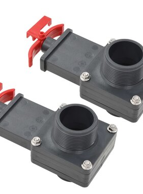 VidaXL Zwembadklep 2 st 1,5"