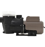 VidaXL Zwembadpomp met timer 0,25 pk 8000 L/u zwart