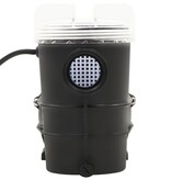 VidaXL Zwembadpomp met timer 0,25 pk 8000 L/u zwart