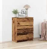 VidaXL Dressoir 60x35x76 cm bewerkt hout oud houtkleurig
