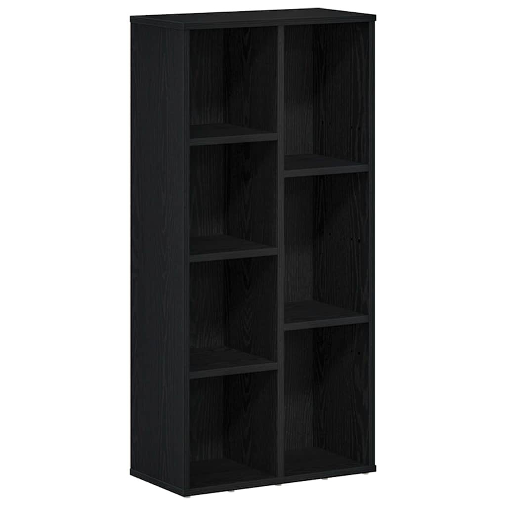 VidaXL Boekenkast 50x25x104 cm bewerkt hout zwart eikenkleurig