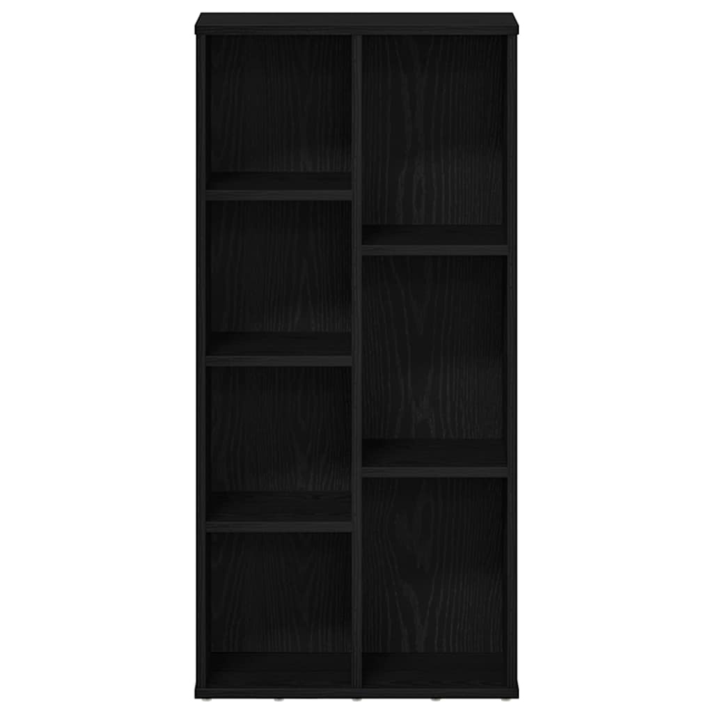 VidaXL Boekenkast 50x25x104 cm bewerkt hout zwart eikenkleurig