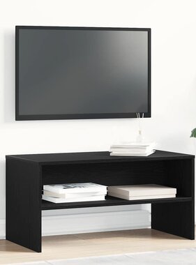 VidaXL Tv-meubel 80x40x40 cm spaanplaat zwart eikenkleurig