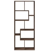 VidaXL Kamerscherm / boekenkast 67x25x161,5 cm hout bruin eikenkleur