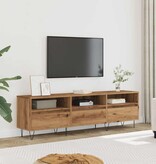 VidaXL Tv-meubel 150x30x44,5 cm bewerkt hout artisanaal eikenkleur