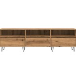 VidaXL Tv-meubel 150x30x44,5 cm bewerkt hout artisanaal eikenkleur