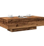 VidaXL Salontafel 100x49,5x31 cm bewerkt hout oud houtkleurig