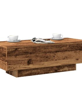 VidaXL Salontafel 100x49,5x31 cm bewerkt hout oud houtkleurig
