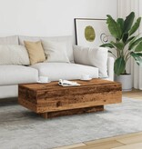 VidaXL Salontafel 100x49,5x31 cm bewerkt hout oud houtkleurig