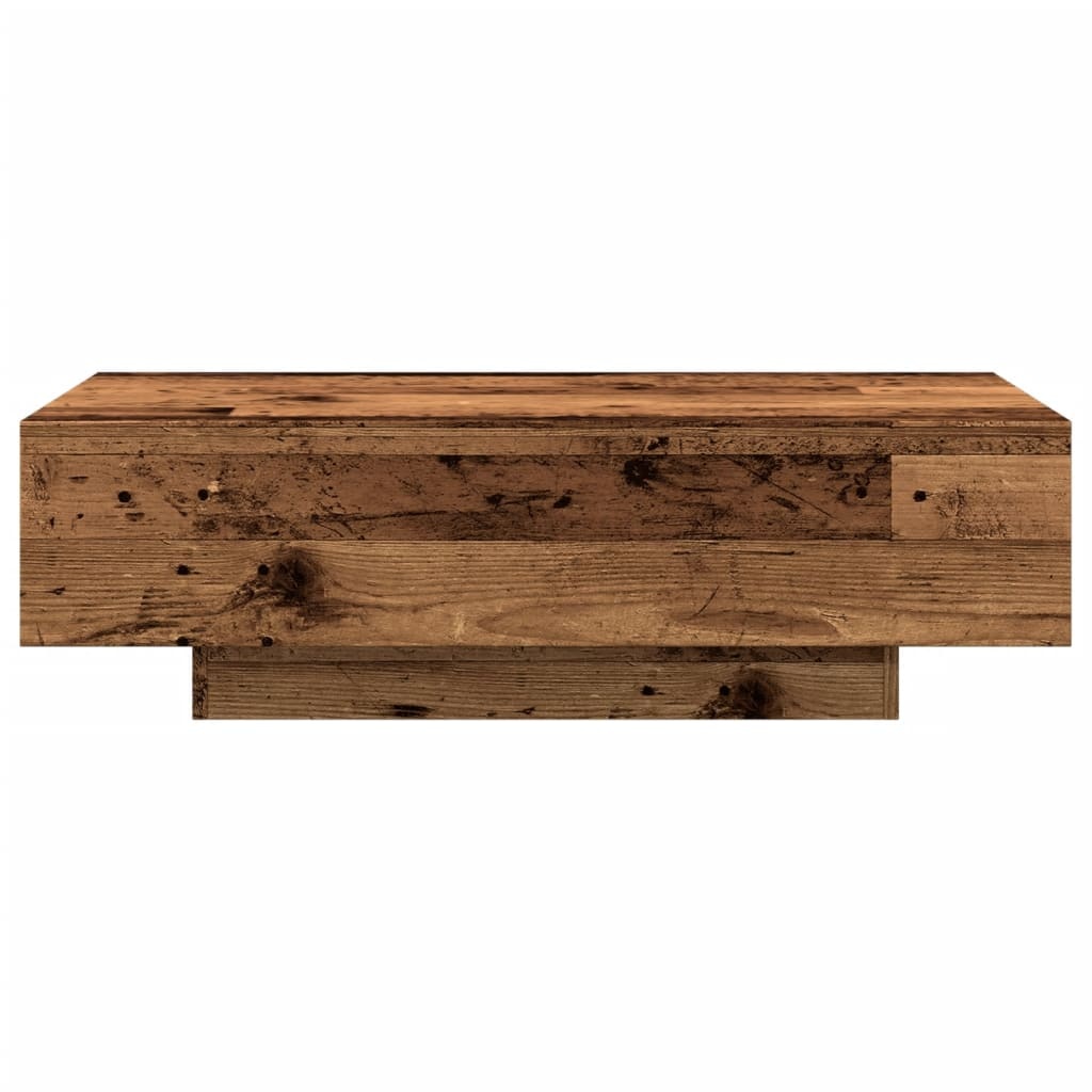VidaXL Salontafel 100x49,5x31 cm bewerkt hout oud houtkleurig