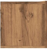 VidaXL Tv-wandmeubel 80x30x30 cm bewerkt hout artisanaal eikenkleurig