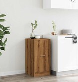 VidaXL Apothekerskast 40x41x77,5 cm bewerkt hout artisanaal eikenkleur