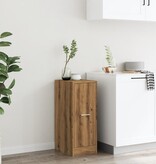 VidaXL Apothekerskast 30x41x77,5 cm bewerkt hout artisanaal eikenkleur