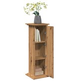 VidaXL Sokkel met opbergruimte 31x30x90 cm hout artisanaal eikenkleur