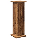 VidaXL Sokkel met opbergruimte 31x30x90 cm bewerkt hout oud houtkleur