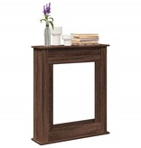 VidaXL Haardombouw 75x20x87,5 cm bewerkt hout bruin eikenkleurig
