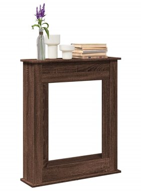 VidaXL Haardombouw 75x20x87,5 cm bewerkt hout bruin eikenkleurig