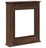 VidaXL Haardombouw 75x20x87,5 cm bewerkt hout bruin eikenkleurig