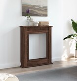 VidaXL Haardombouw 75x20x87,5 cm bewerkt hout bruin eikenkleurig