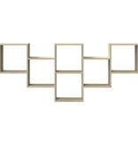 VidaXL Wandschap 159x18x66 cm bewerkt hout sonoma eikenkleurig