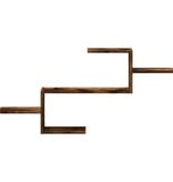 VidaXL Wandschap 104x15x49 cm bewerkt hout gerookt eikenkleurig