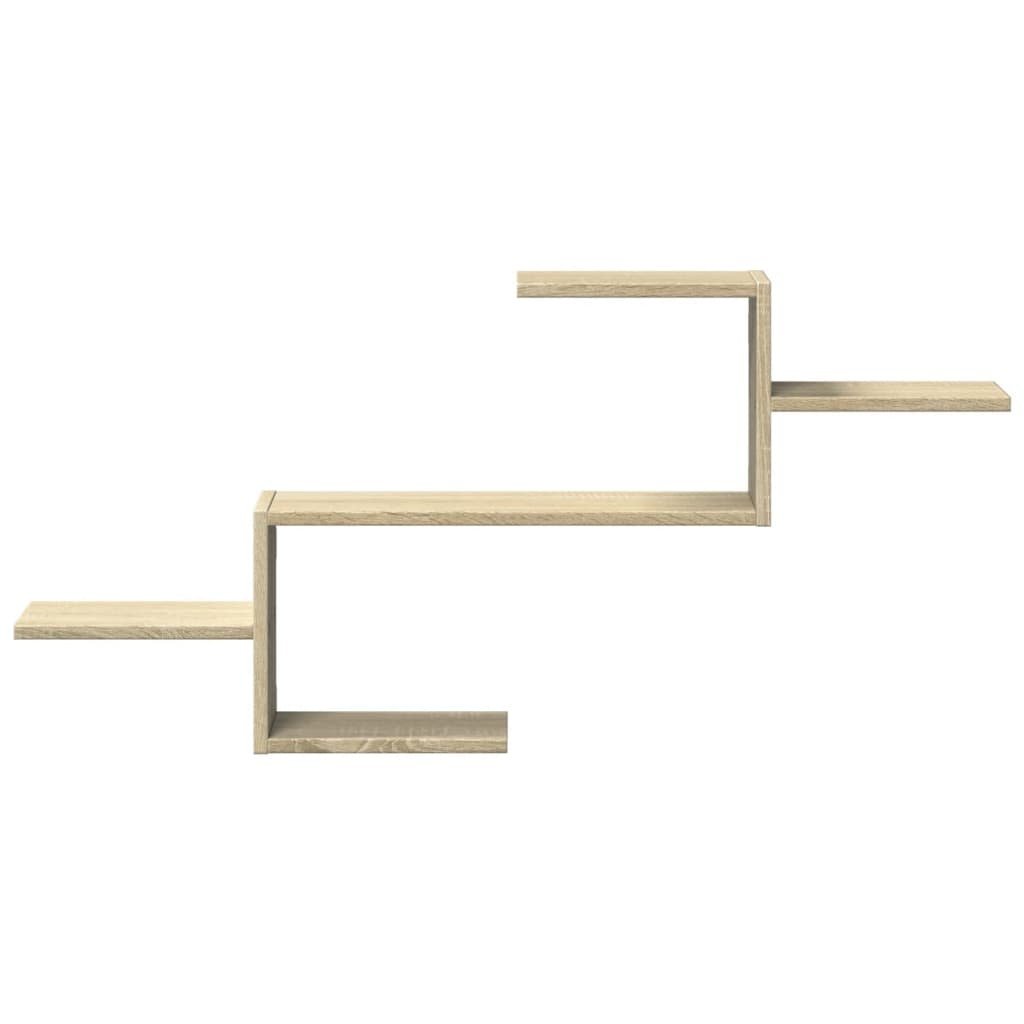 VidaXL Wandschap 104x15x49 cm bewerkt hout sonoma eikenkleurig