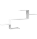 VidaXL Wandschap 104x15x49 cm bewerkt hout wit