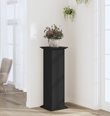 VidaXL Plantenstandaard 33x33x100 cm bewerkt hout zwart