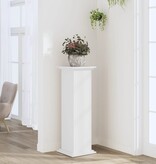 VidaXL Plantenstandaard 33x33x100 cm bewerkt hout wit