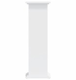 VidaXL Plantenstandaard 33x33x100 cm bewerkt hout wit