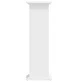 VidaXL Plantenstandaard 33x33x100 cm bewerkt hout wit