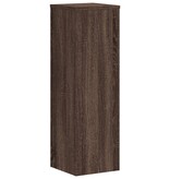 VidaXL Plantenstandaards 2 st 25x25x80 cm bewerkt hout bruin eiken