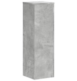 VidaXL Plantenstandaards 2 st 25x25x80 cm bewerkt hout betongrijs