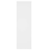 VidaXL Plantenstandaards 2 st 25x25x80 cm bewerkt hout wit