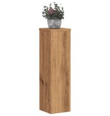 VidaXL Plantenstandaards 2 st 17x17x60 cm hout artisanaal eikenkleurig