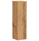 VidaXL Plantenstandaards 2 st 17x17x60 cm hout artisanaal eikenkleurig