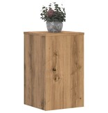 VidaXL Plantenstandaards 2 st 30x30x50 cm hout artisanaal eiken