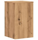 VidaXL Plantenstandaards 2 st 30x30x50 cm hout artisanaal eiken