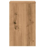 VidaXL Plantenstandaards 2 st 30x30x50 cm hout artisanaal eiken