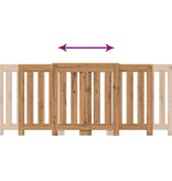 VidaXL Radiatorombouw 205x21,5x83,5 cm bewerkt hout artisanaal eiken