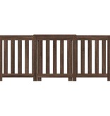 VidaXL Radiatorombouw 205x21,5x83,5 cm bewerkt hout bruin eikenkleurig