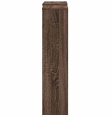 VidaXL Radiatorombouw 205x21,5x83,5 cm bewerkt hout bruin eikenkleurig