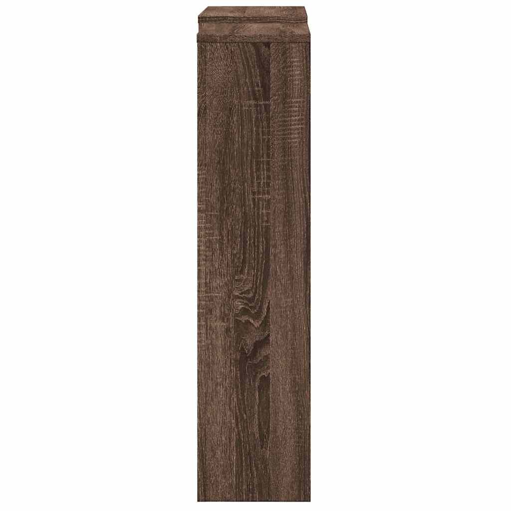 VidaXL Radiatorombouw 205x21,5x83,5 cm bewerkt hout bruin eikenkleurig