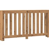 VidaXL Radiatorombouw 149x20x82 cm bewerkt hout artisanaal eikenkleur