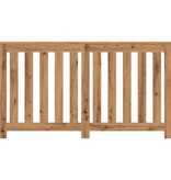 VidaXL Radiatorombouw 149x20x82 cm bewerkt hout artisanaal eikenkleur