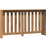 VidaXL Radiatorombouw 149x20x82 cm bewerkt hout artisanaal eikenkleur