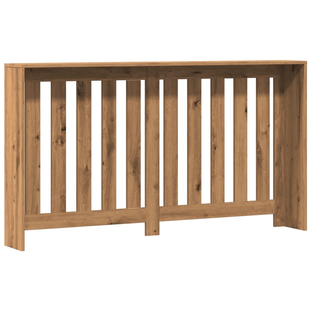 VidaXL Radiatorombouw 149x20x82 cm bewerkt hout artisanaal eikenkleur